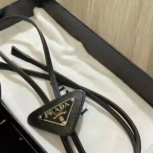 Prada black bow tie